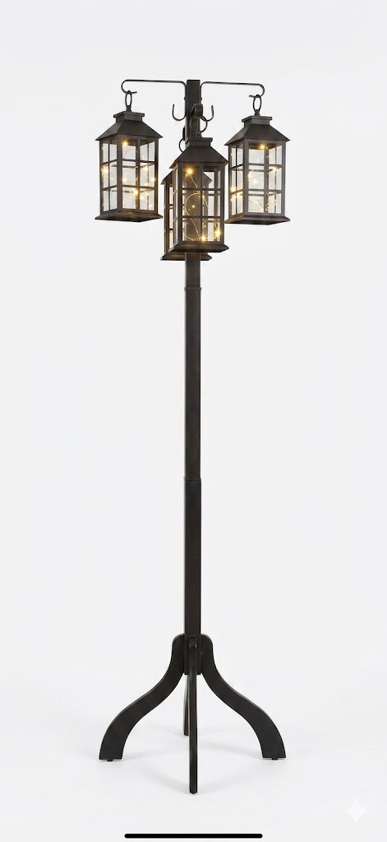 Miniature : Lampadaire décoratif noir