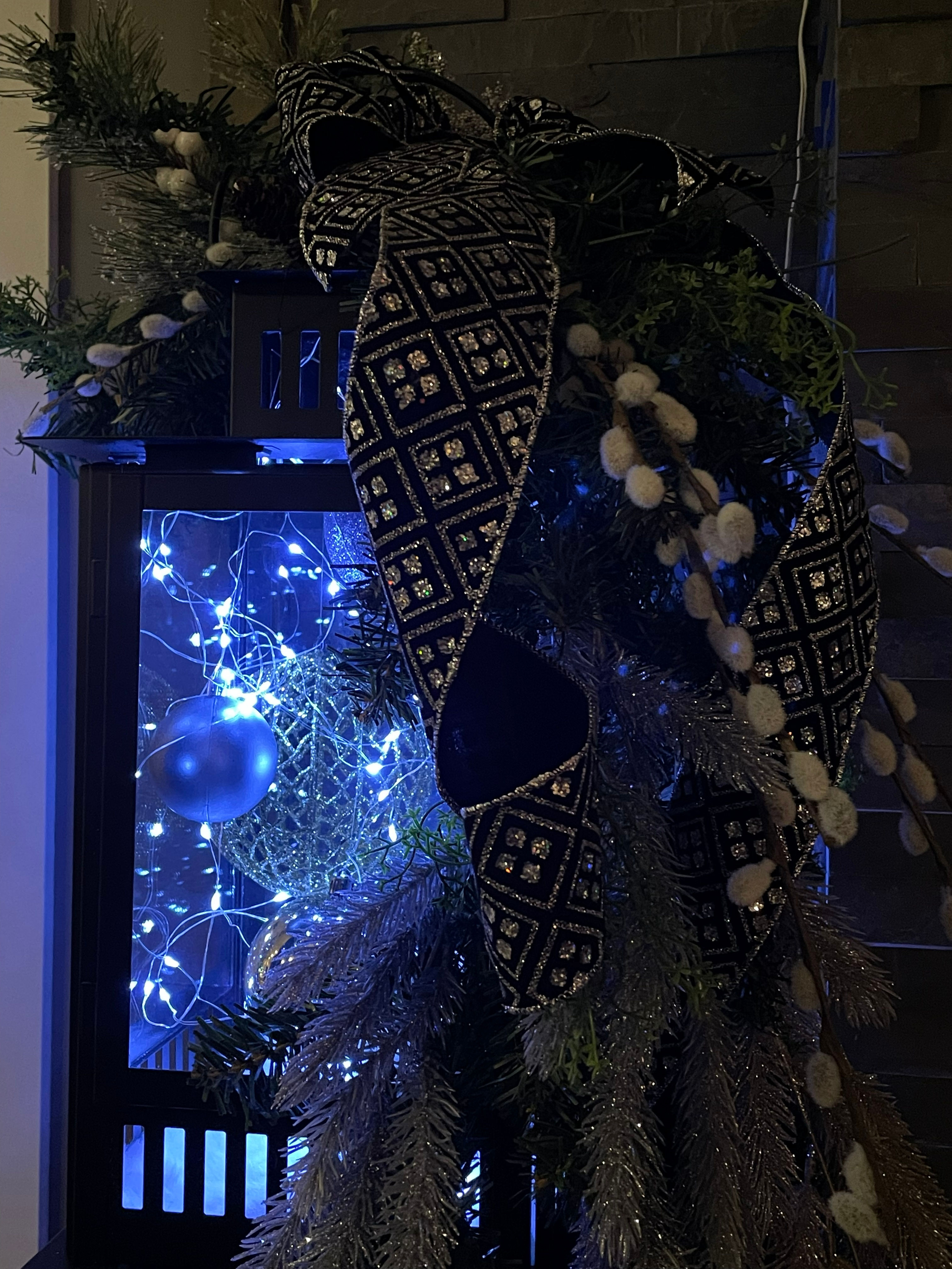Lanterne décorative noire