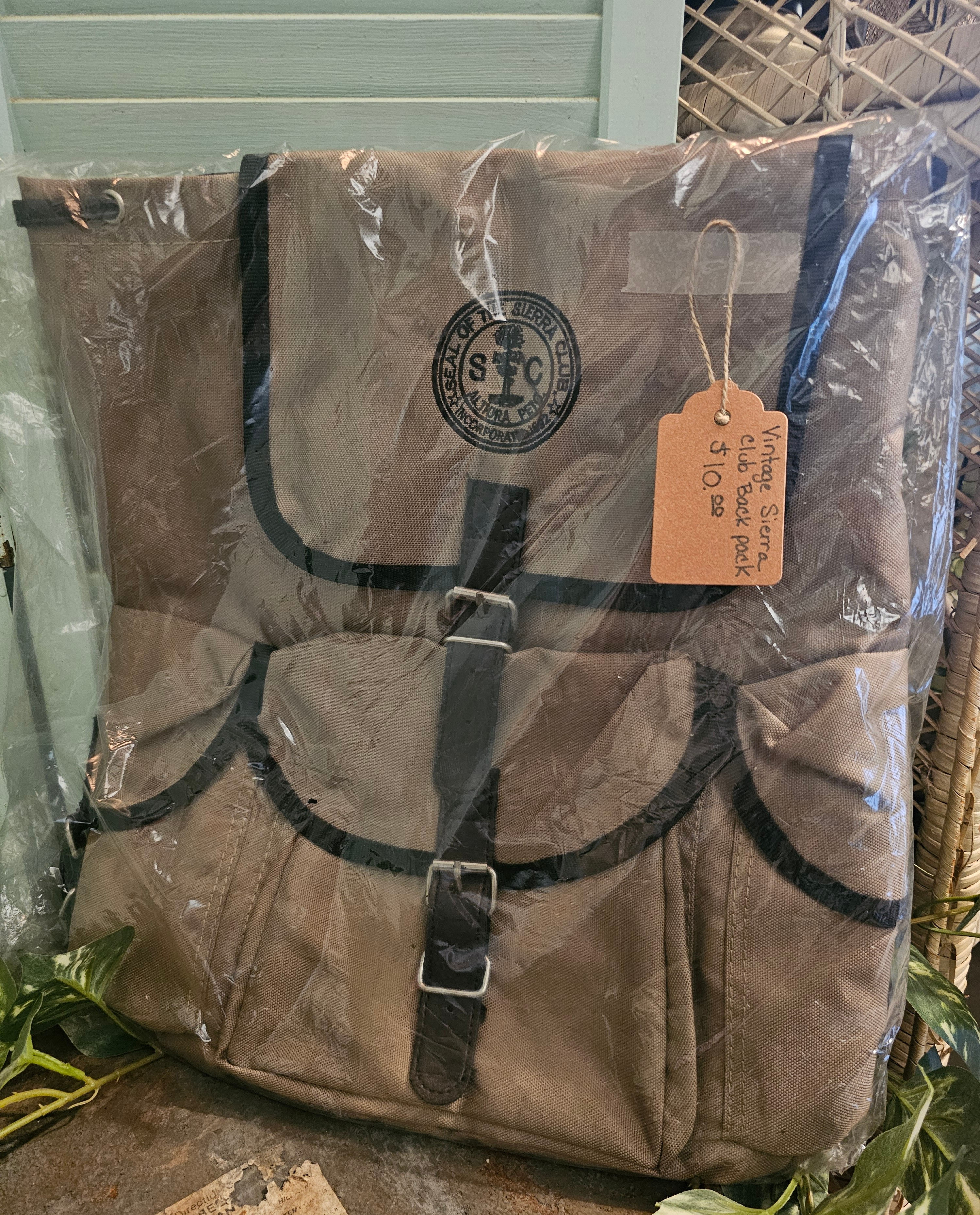 Vintage Sierra Club Backpack