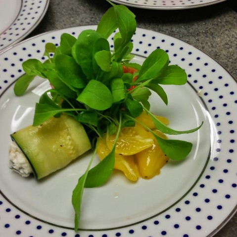 Arranged Food and Objects