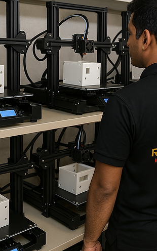 FDM 3d printing at Rameshwar Manufacuring Solution