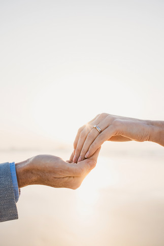 Romantic civil wedding photography session on Saadiyat Island beach in Abu Dhabi