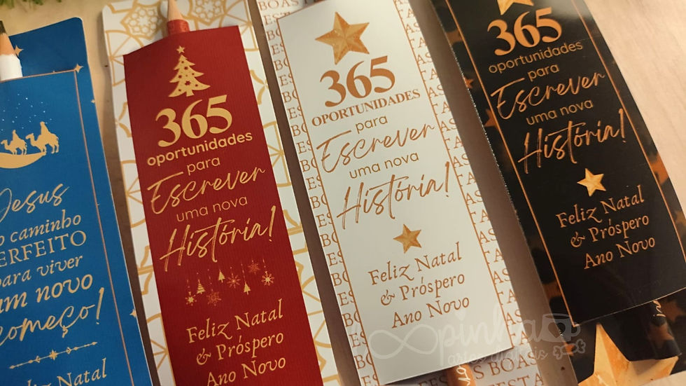 Miniatura: Card e adesivo lápis - Natal 2025