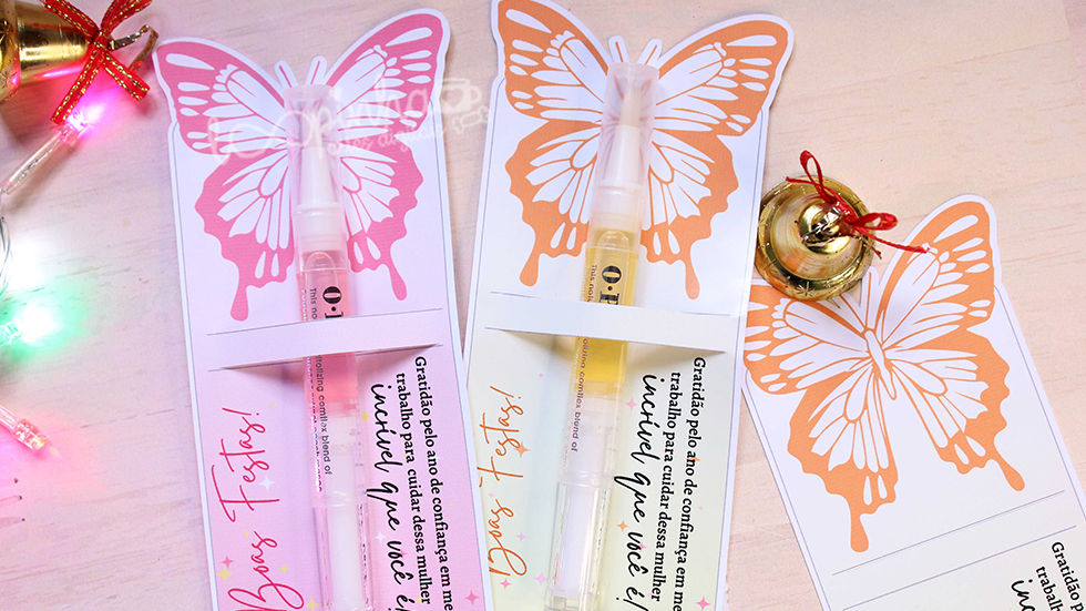 Caneta Cutícula - Natal 2023 (EDITÁVEL)