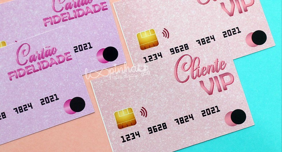 Miniatura: Cartão Fidelidade\Cliente Vip\Vale Presente -Cartão de Crédito