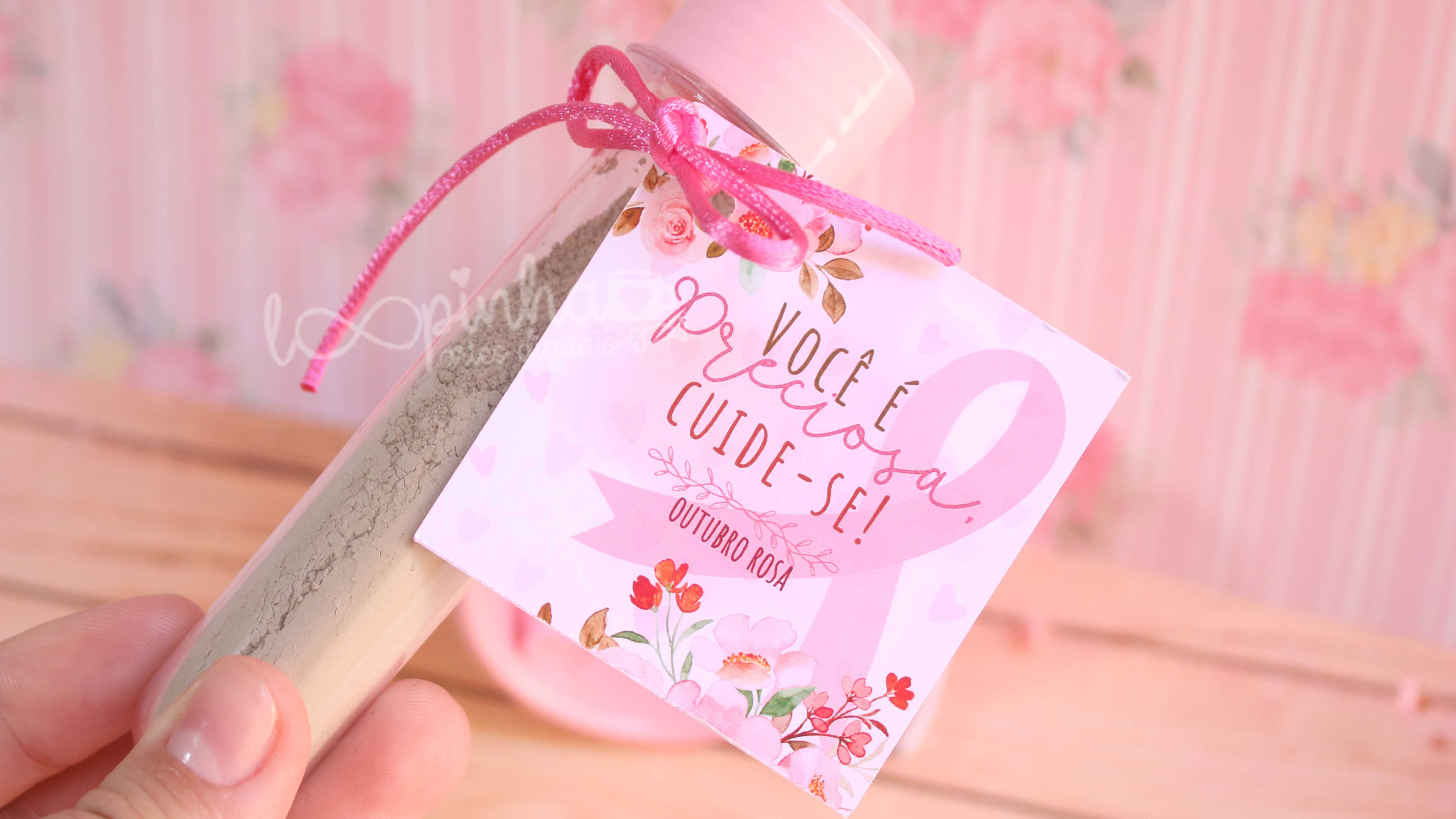 Adesivos e tags Outubro Rosa 2023 - EDITÁVEL