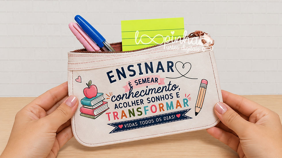 Miniatura: Envelope Estojo - Dia dos Professores e Volta às Aulas