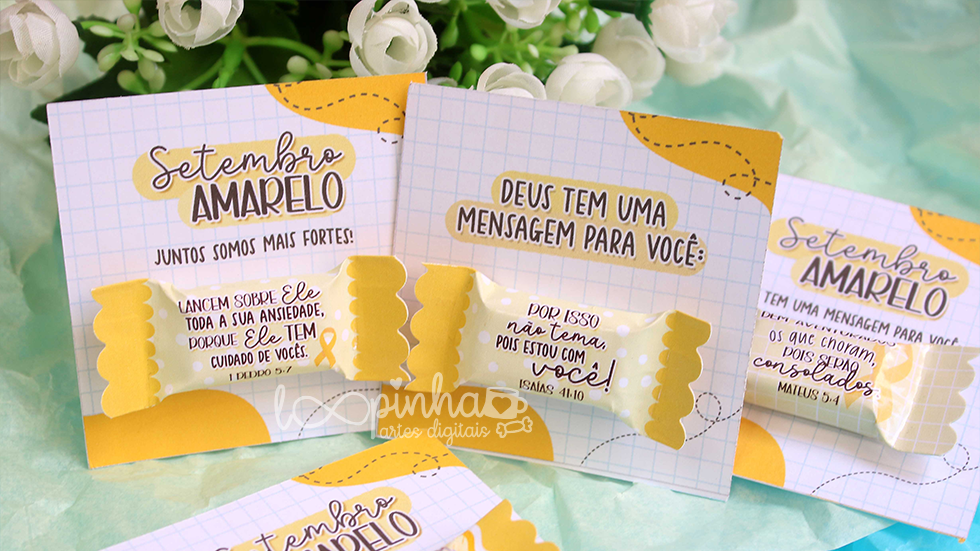 Miniatura: Bala e Card Setembro Amarelo Cristão
