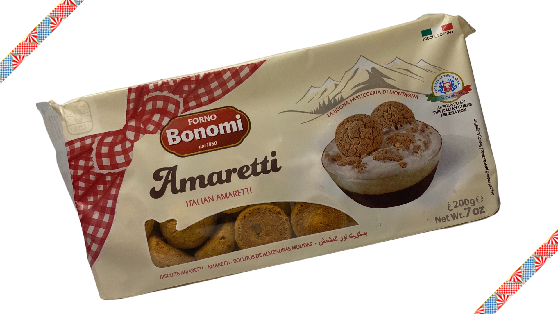 Bonomi Amaretti - Sárgabarackos és mandulás keksz 200g