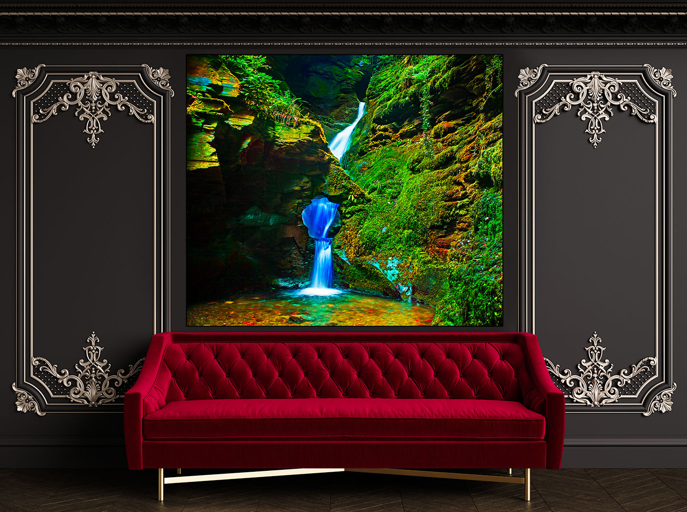 St. Nectan's Glen,Tintagel, Cornwall - 24” x 20” Canvas Gallery Wrap