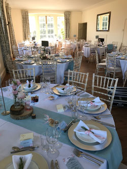 Duckegg Linen Runner