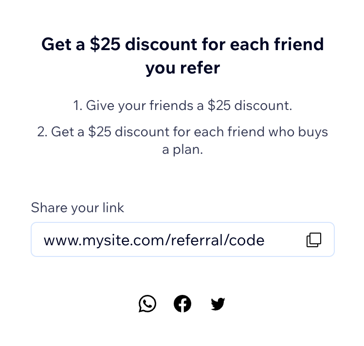 Wix Referral