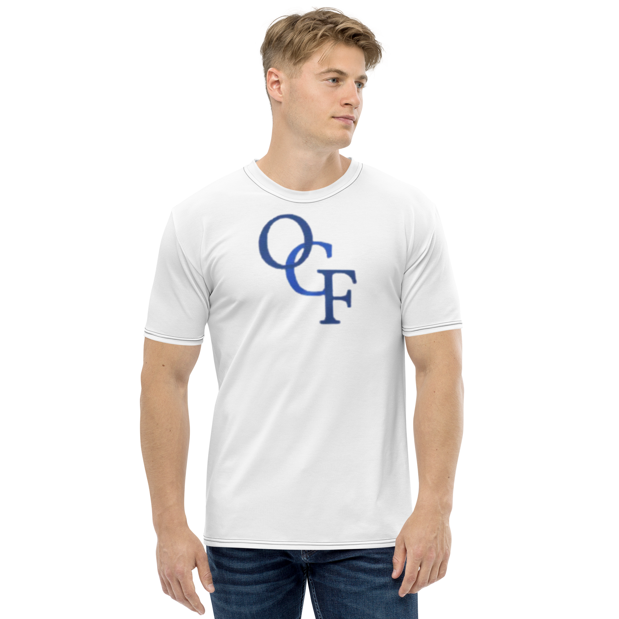 All-Over Print Men's Crew Neck T-Shirt