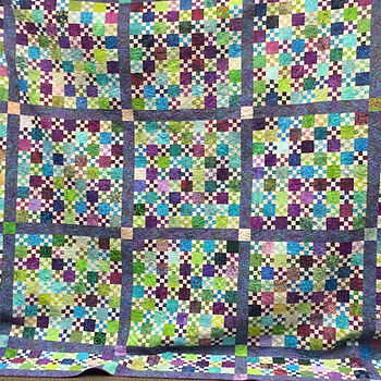 This is the top of a quilt I finished recently.