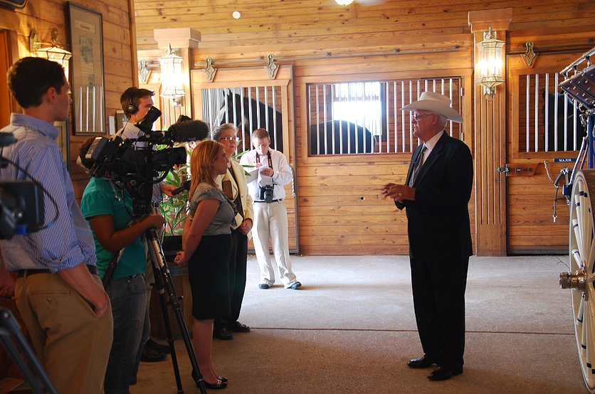 Bob Funk and Express Ranches Celebrate Top Angus Seedstock in America
