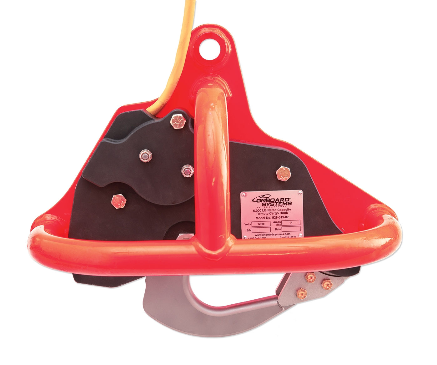 TALON 6K Keeperless Half-Cage Remote Cargo Hook