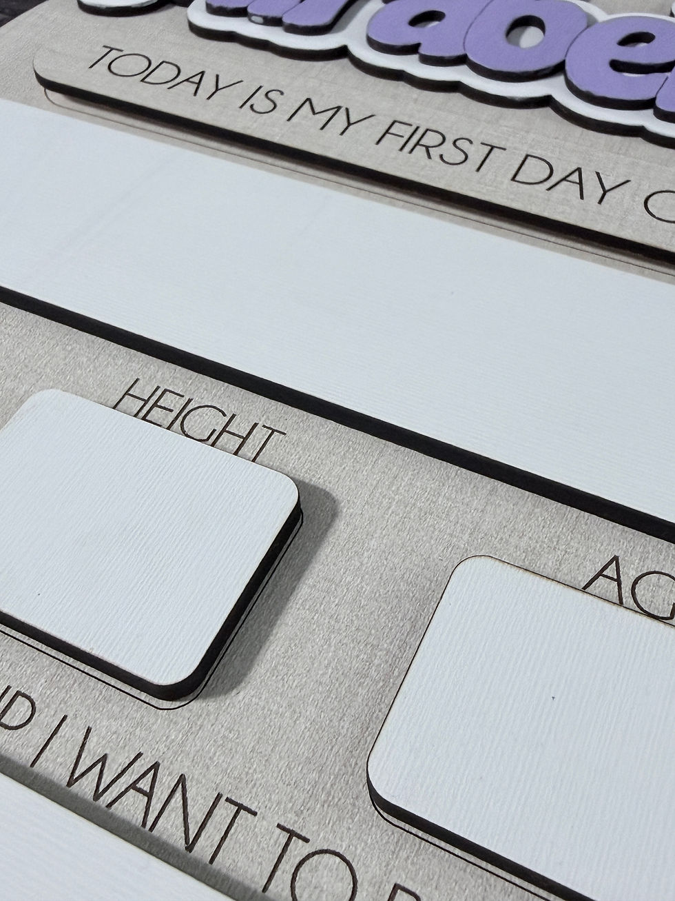 Thumbnail: Personalized First & Last Day of School Sign