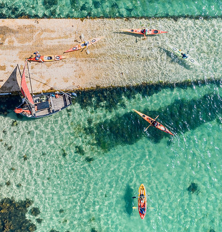 Glaz évasion kayak standup paddle bretagne finistère aberwrac'h Plouguerneau lilia photo Mathieur Rivrin
