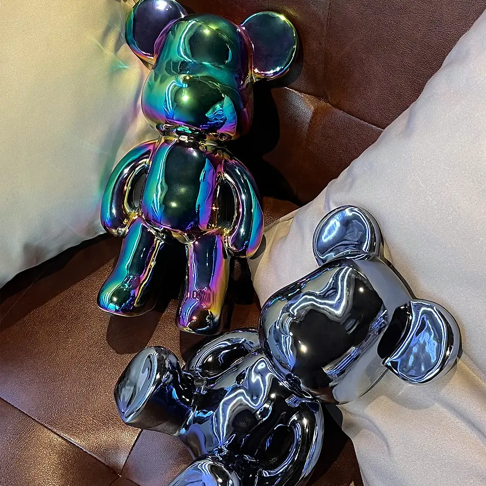 縮圖：【LESSER & PAVEY】小熊公仔存錢筒系列  炫彩