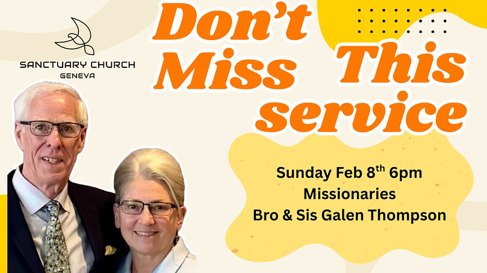 Missionaries Bro & Sis Thompson