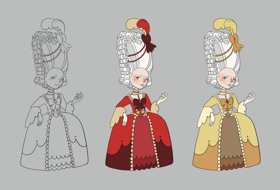 Final Linework and Color Choices