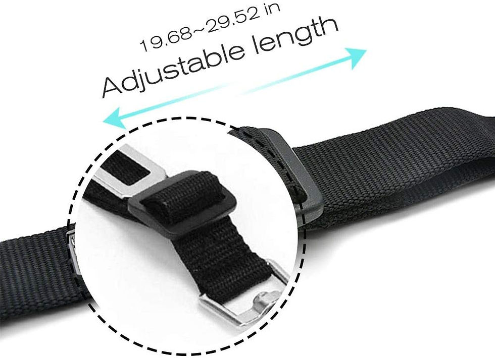 Thumbnail: Adjustable Pet Cat Dog Car Seat  Belt Pet Seat Vehicle Dog Harness Lead Clip Saf