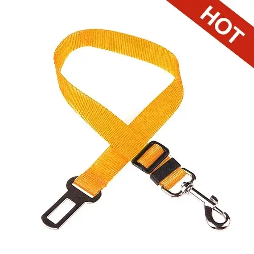 Thumbnail: Adjustable Pet Cat Dog Car Seat  Belt Pet Seat Vehicle Dog Harness Lead Clip Saf