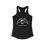 Thumbnail: Women's Ideal Racerback Tank ~ White ink