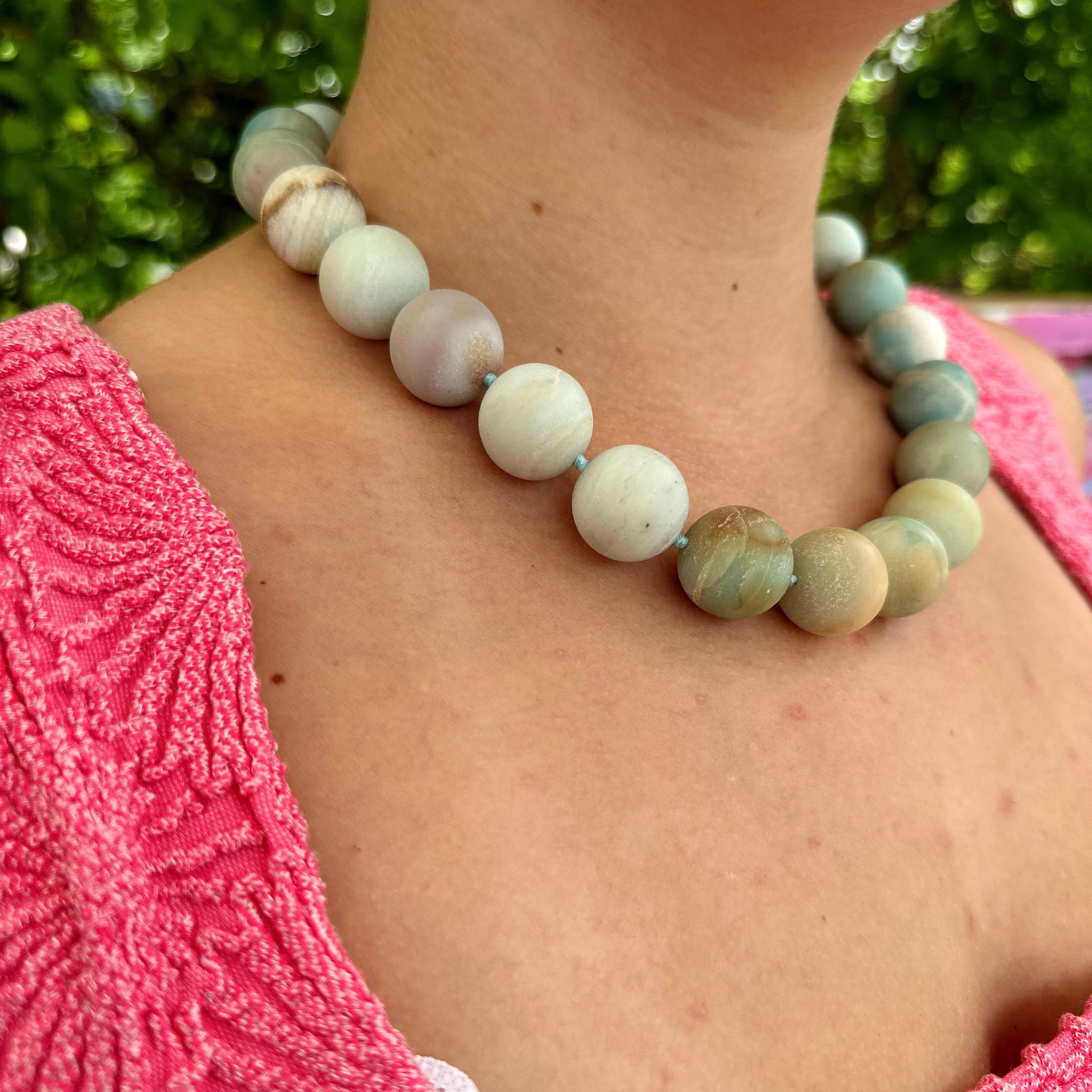 Earth Angel - Mixed Amazonite Necklace