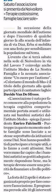 La Provincia di Como 25 marzo 2016 (rita