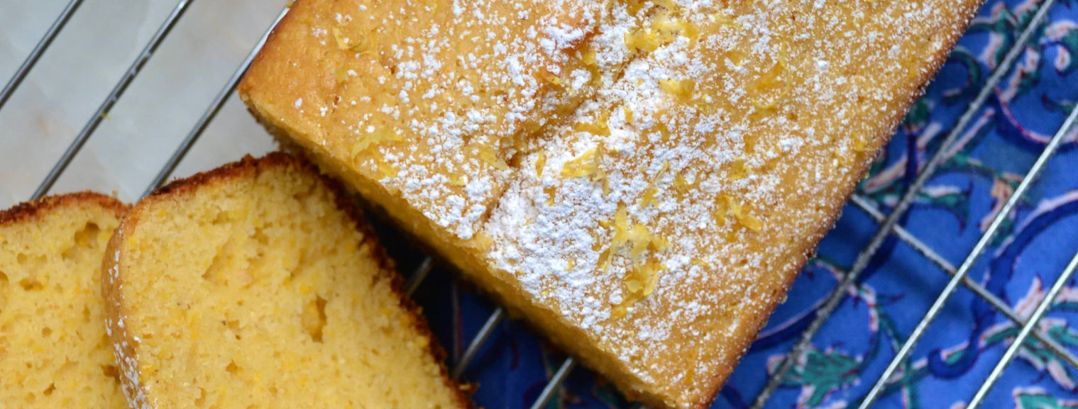 Recette de cake moelleux, polenta, citron et gingembre