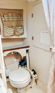Image of bathroom onboard Grand Finale Charter Boat
