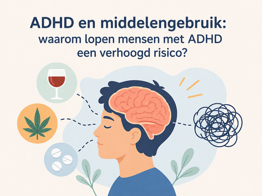 ADHD en middelengebruik: waarom lopen mensen met ADHD een verhoogd risico?