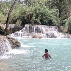 When you have the whole waterfall to you