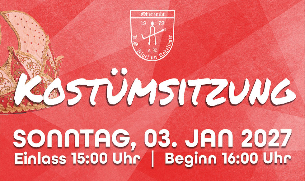 Kostümsitzung 2027