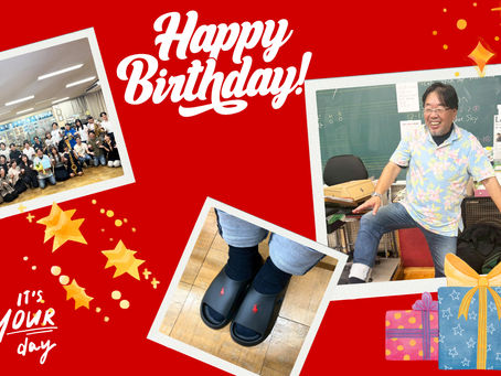 瀬川先生お誕生日🎉 団員みんなでお祝いしました!