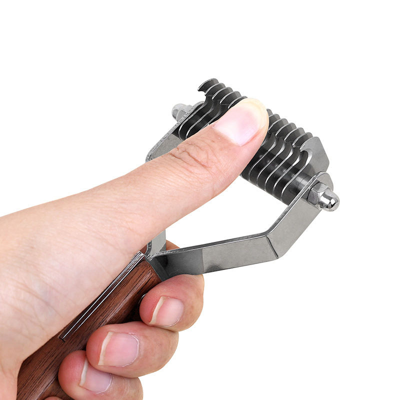 Thumbnail: Professional Pet Deshedding Brush | Undercoat Grooming Tool for Dogs & Cats | UK