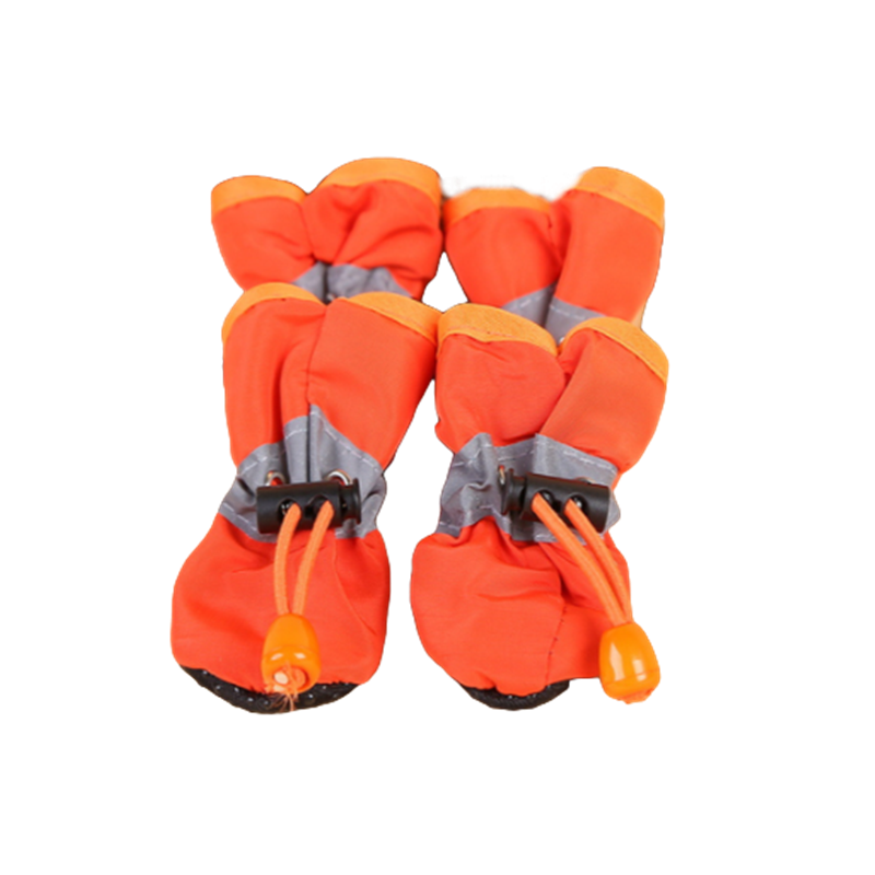 Thumbnail: 4pcs/set Waterproof Pet Dog Shoes  Anti-slip Rain Boots Footwear for Small Cats 