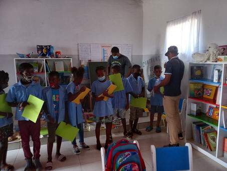 Arrivée de "Bidon" au Cap-Vert