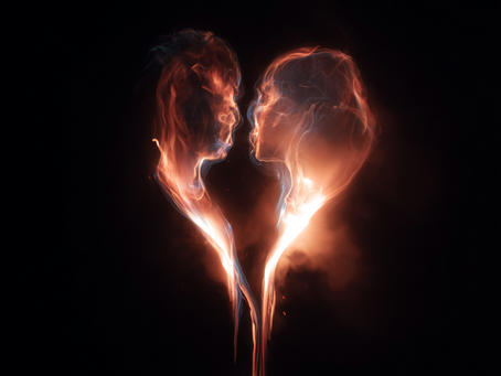 🔥 Blog Entry 7: The Flaming Heart — When Love Triggers the Shadow Within