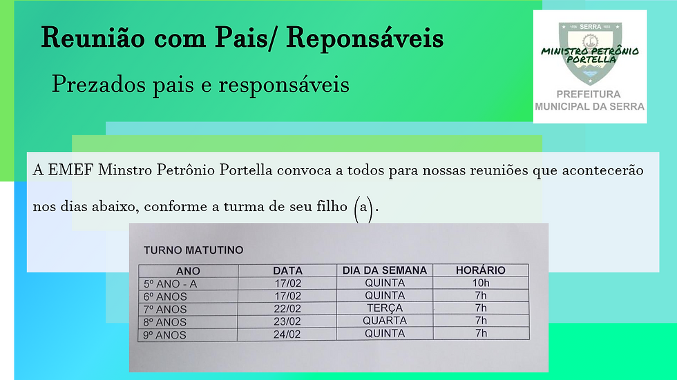 reunião matutino