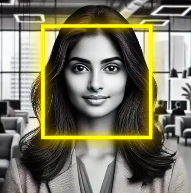 Executive woman symbolising leadership with clarity — using financial insight to guide dynamic organisations.