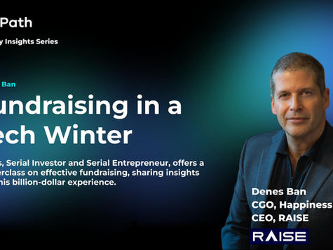 Fundraising in a Tech Winter with Denes Ban - 16 September, 4 pm SGT
