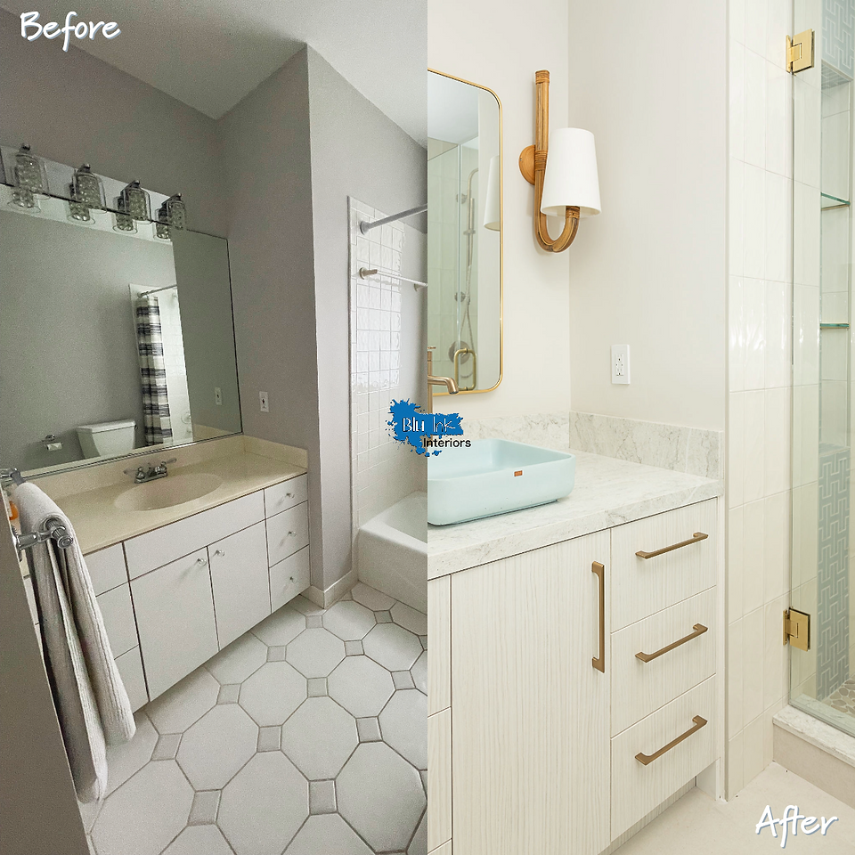 Beach Condo renovation before & After