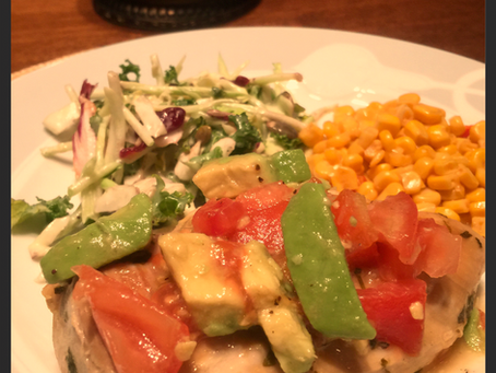 Cilantro-lime Chicken with Avocado Salsa