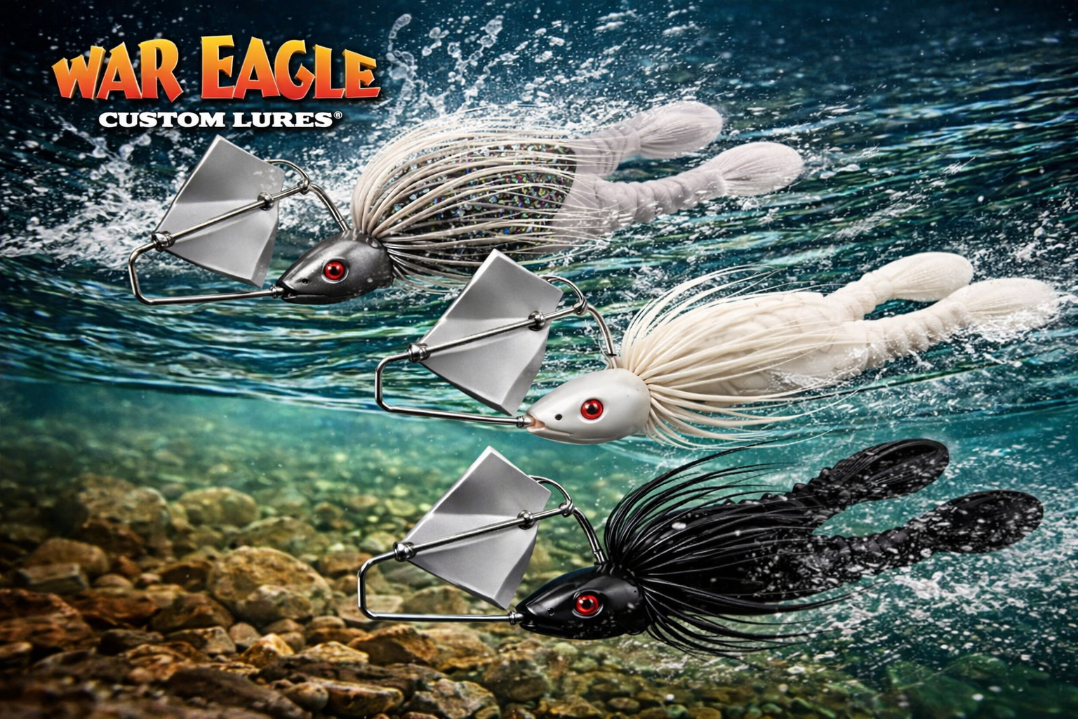 War Eagle Buzz Toad Buzzbait - Grey Ghost - 1/2 oz.