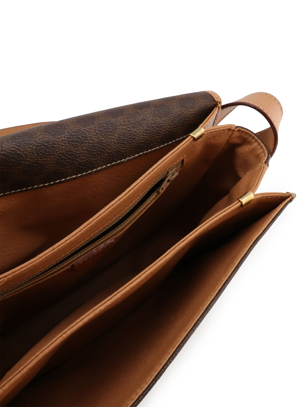Thumbnail: Celine Macadam Ring Detail Shoulder Bag