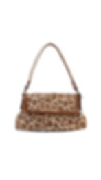 Thumbnail: Fendi Chef Giraffe Print Shoulder Bag