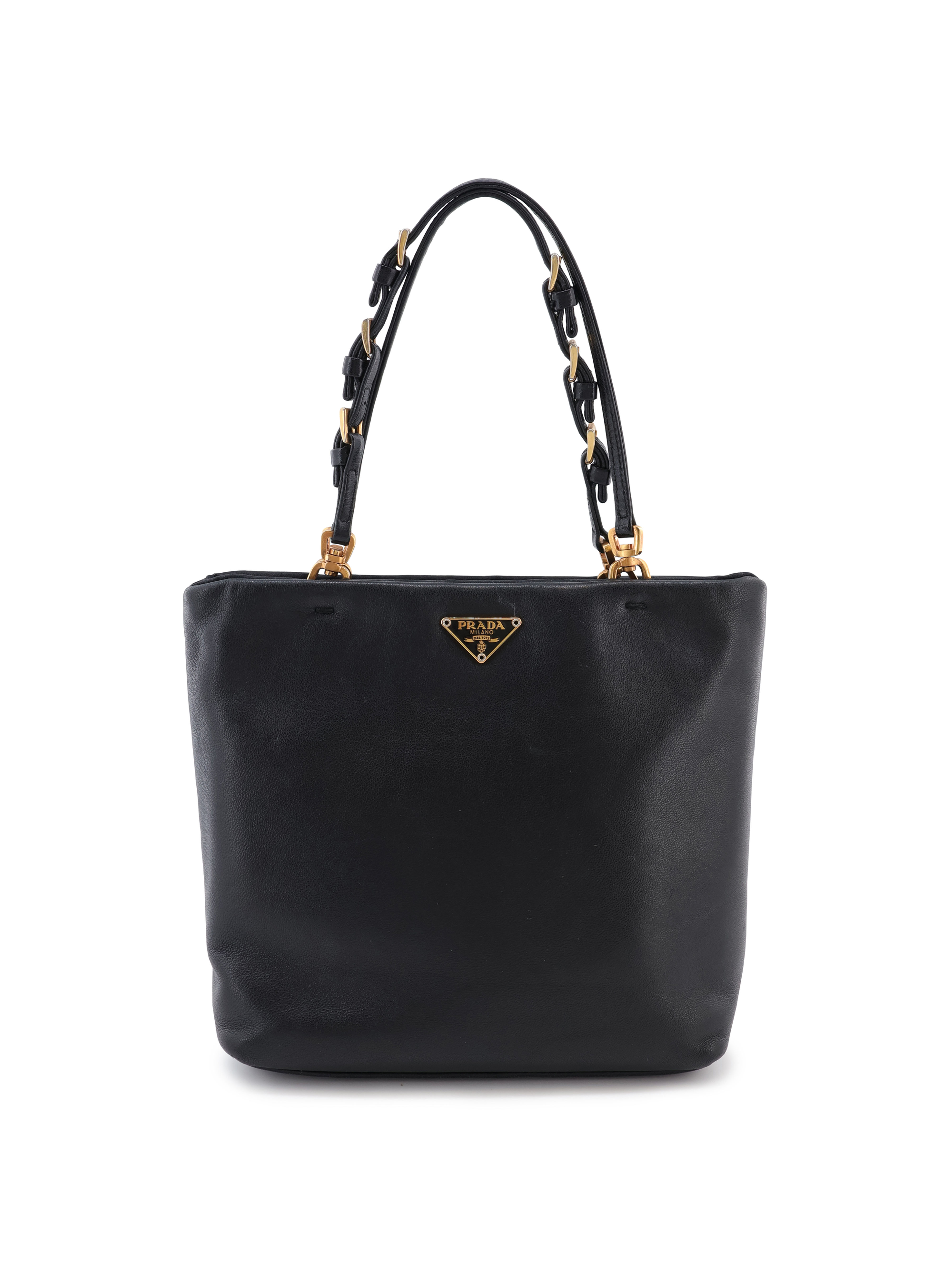 Prada Buckle Detail Handbag