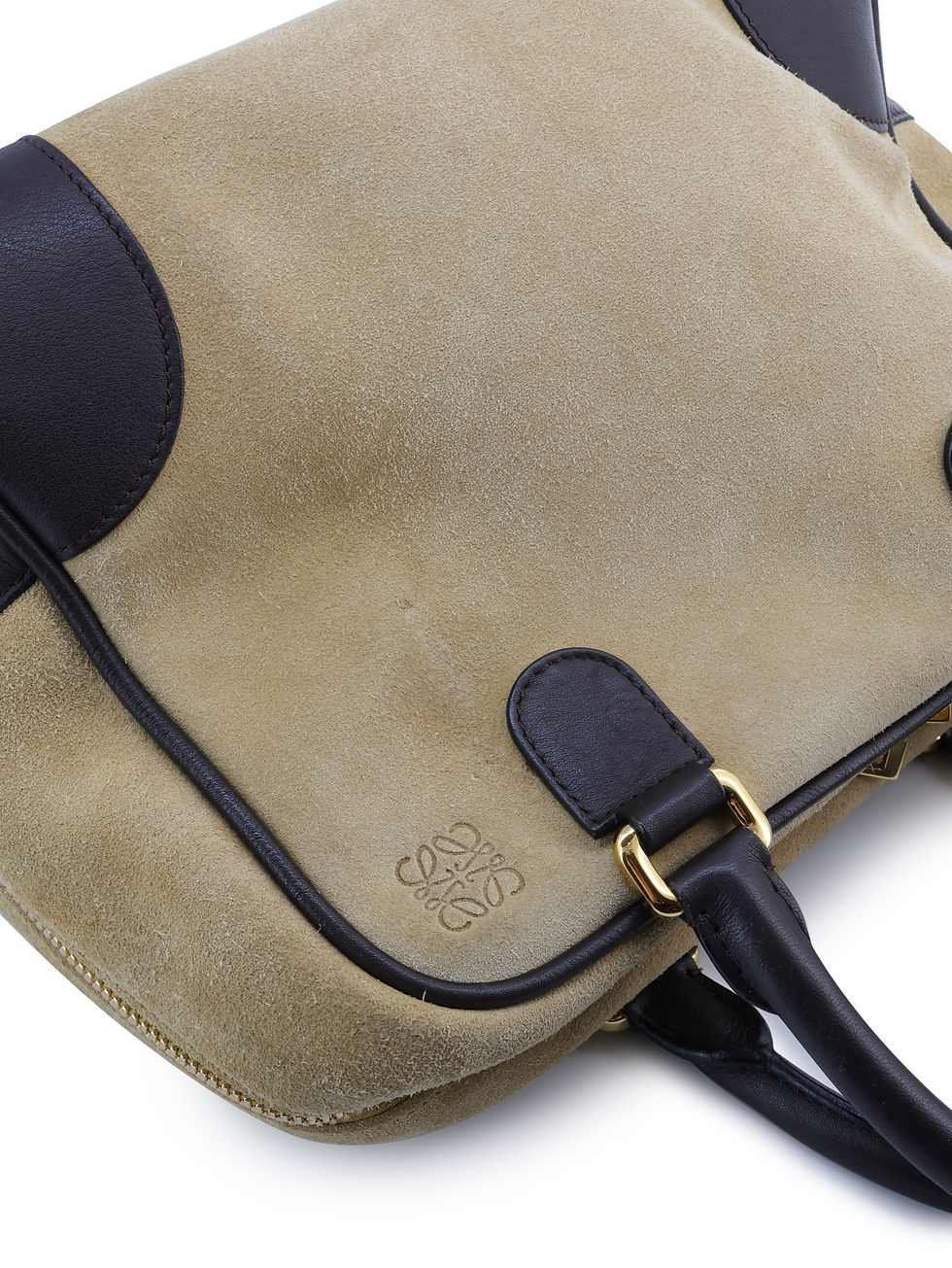 Thumbnail: Loewe Amazona Suede Handbag